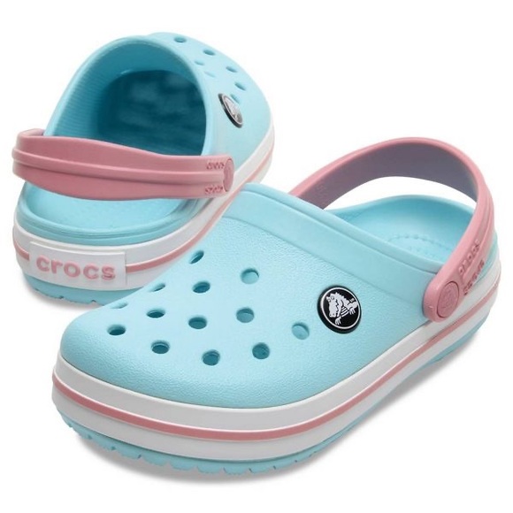 Light blue and pink crocband crocs - Picture 1 of 5